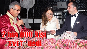 Gebze’de mutluluğa 2 bin 800 ‘EVET’