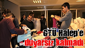 GTÜ Halep için yardım kampanyası düzenledi