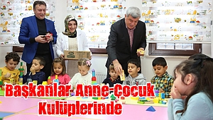 Karaosmanoğlu, Anne-Çocuk Kulüplerinde öğrencilerle buluştu