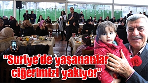 Karaosmanoğlu, Suriyeli mülteci kadınlarla bir araya geldi