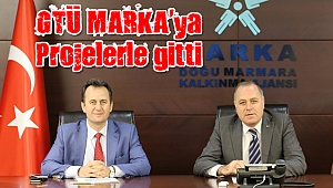 Rektör Görgün, proje tanıtımı için MARKA’ya gitti