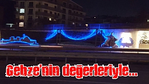 Tatlıkuyu Köprüsü’ne dekoratif dikey bahçe