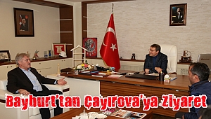 Bayburt Belediye Başkanı Mete Memiş, Demirci'yi ziyaret etti