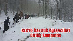 BESYO hazırlık öğrencileri Diriliş kampında