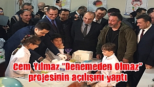 Cem Yılmaz “Denemeden Olmaz” projesinin açılışını yaptı