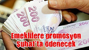 Emeklilere promosyon Şubat'ta ödenecek