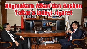 Kaymakam Alkan’dan iadeyi ziyaret