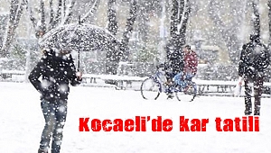 Kocaeli'de kar tatili