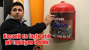 Kocaeli en fazla atık pil toplayan il oldu