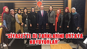Köşker, AK Parti İl Kadın Kolları yönetimine konuk oldu
