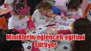 Miniklerin eğlenceli eğitimi sürüyor