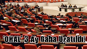 'OHAL' 3 Ay Daha Uzatıldı