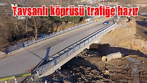 Tavşanlı köprüsü trafiğe hazır