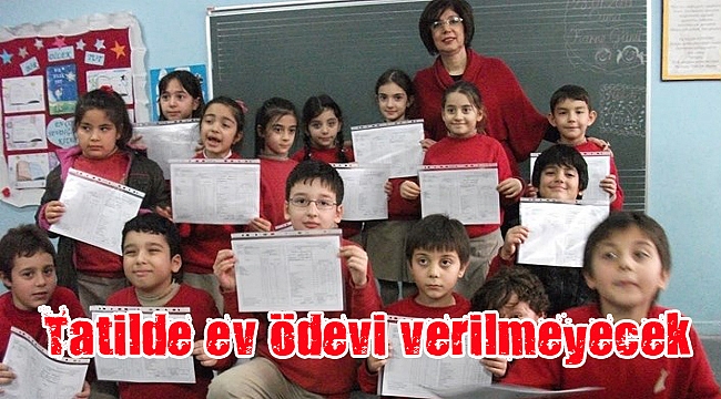 Yarıyıl tatilinde öğrencilere ev ödevi verilmeyecek