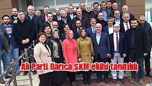 Ak Parti Darıca SKM ekibi tanıtıldı