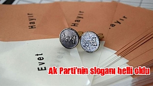 Ak Parti’nin sloganı belli oldu