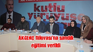 AKGENÇ Dilovası’na sandık eğitimi verildi