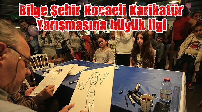Bilge Şehir Kocaeli Karikatür Yarışmasına büyük ilgi