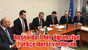 Bosna’da 7 bin öğrenciye Türkçe dersi verilecek
