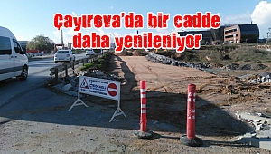 Çayırova’da bir cadde daha yenileniyor