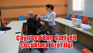 Çayırova’dan Suriyeli çocuklara özel ilgi