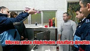 Dilovası zabıta ekiplerinden esnaflara denetim