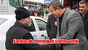 Karabacak referandum startını verdi