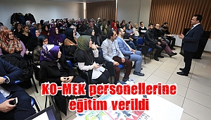 KO-MEK personellerine eğitim verildi