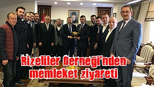 Rizeliler Derneği'nden memleket ziyareti
