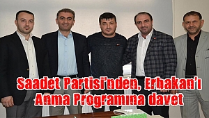 Saadet Partisi’nden, Erbakan’ı Anma Programına davet