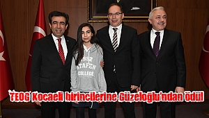 TEOG Kocaeli birincilerine Güzeloğlu’ndan ödül