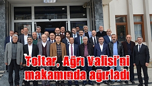 Toltar, Ağrı Valisi’ni makamında ağırladı
