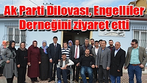 Ak Parti Dilovası, Engelliler Derneğini ziyaret etti