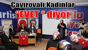 AK Parti Kocaeli Kadın Kolları referandum çalışmalarına devam ediyor