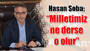 Başkan Soba, referandumla ilgili açıklamalarda bulundu