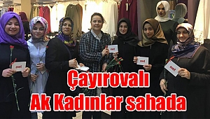 Çayırovalı Ak Kadınlar sahada