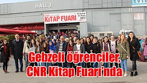 Gebzeli öğrenciler, CNR Kitap Fuarı’nda