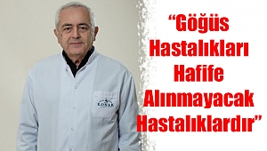 "Göğüs Hastalıkları Hafife Alınmayacak Hastalıklardır"