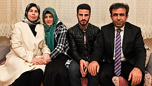 Güzeloğlu’ndan, Şehit Emrah Sapa’nın eşine ziyaret