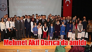 Mehmet Akif Darıca’da anıldı