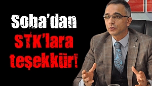 Soba'dan STK'lara teşekkür!