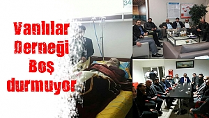 Vanlılar Derneği Boş durmuyor
