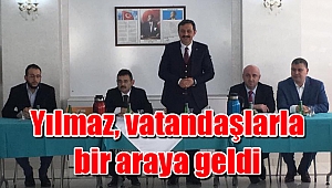 Yılmaz, Darıca da vatandaşlarla bir araya geldi