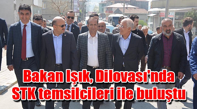 Bakan Işık, Dilovası'nda STK temsilcileri ile buluştu