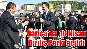 Darıca'da 16 Nisan Diriliş Parkı açıldı