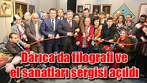 Darıca’da filografi ve el sanatları sergisi açıldı