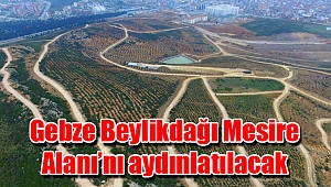 Gebze Beylikdağı Mesire Alanı’nı aydınlatılacak