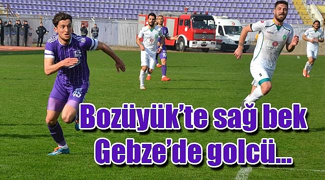Gebzespor'da kendini gösterdi