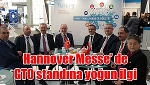Hannover Messe’ de GTO standına yoğun ilgi