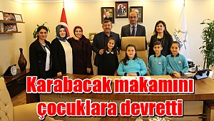 Karabacak makamını çocuklara devretti